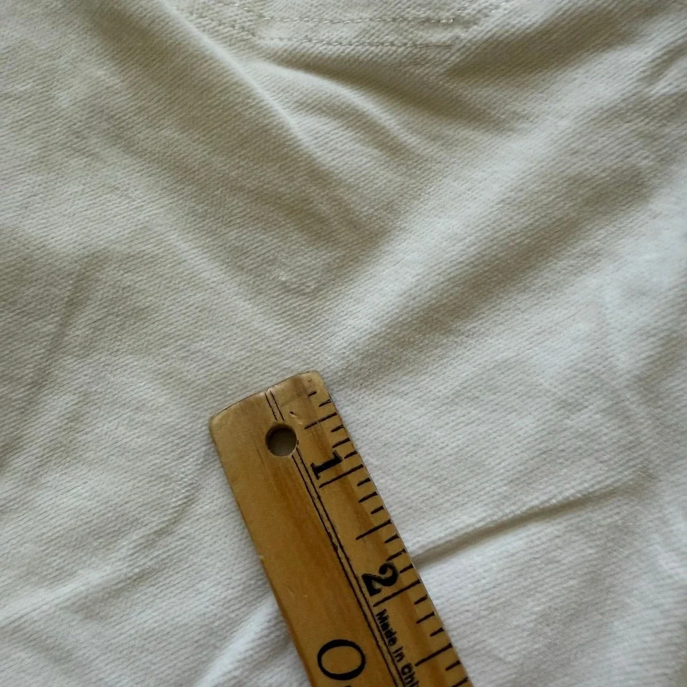 Free People Skinny Button Fly Corduroy Coastal Old Money‎ White Women Pants
